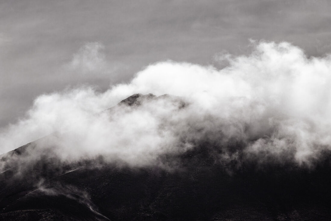 Mount Tongariro in Cloud